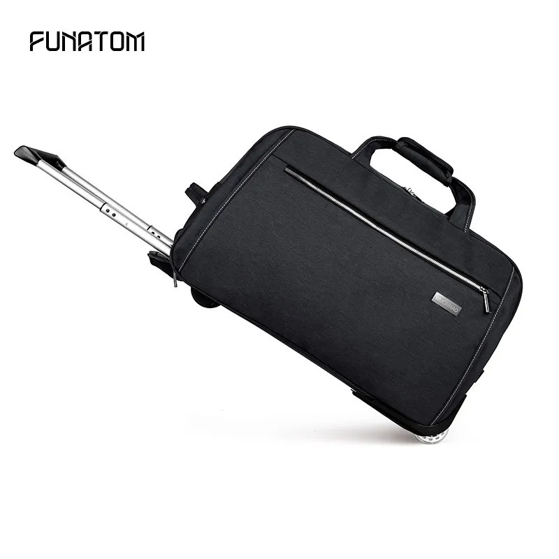 Мужские оксфорды чемодан на колесиках для путешествий Сумки дорожные троллейбус