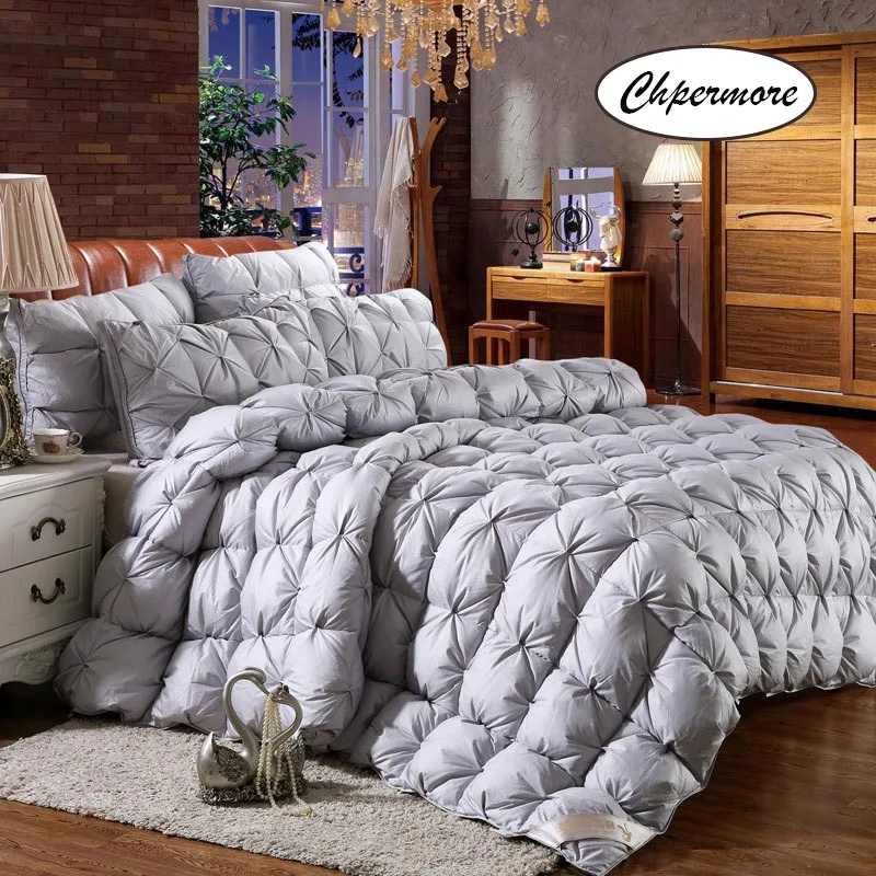 Стеганое одеяло Chpermore 100% хлопок с подкладкой цветочным принтом белый