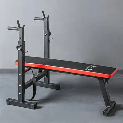 

Bench Press Barbell Bed Anti-sweat And Wear-resistant Fast Folding Multifunctional Fitness Exercise Weightlifting Bed