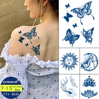 butterfly fake tattoo edges stickers minimalist fake tattoo free shipping body waist waterproof art long lasting tattoos sticker