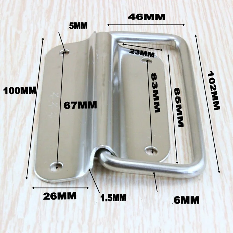 4 шт. складные ручки из нержавеющей стали чемодан с инструментами|drawer pulls knobs|pull