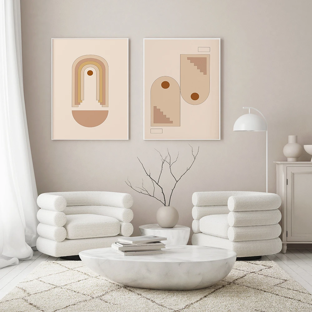 

Nordic Modern Poster Bohemian Art Canvas Painting Abstract Art Print Minimalist Bedroom Wall Picture For Living Room Home Decor