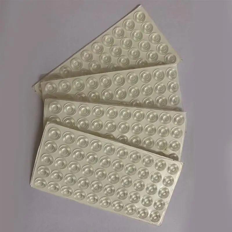 200 шт. дверные ручки бамперы для мебели двери шкафа самоклеющиеся глушители