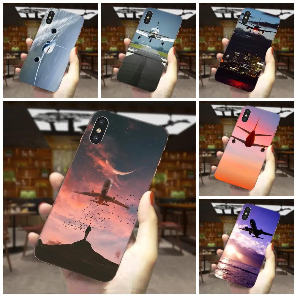 В летающим летящим самолетом из Цитата чехол тонкий для Galaxy Grand A3 A5 A7 A8 A9 A9S On5 On7 Plus