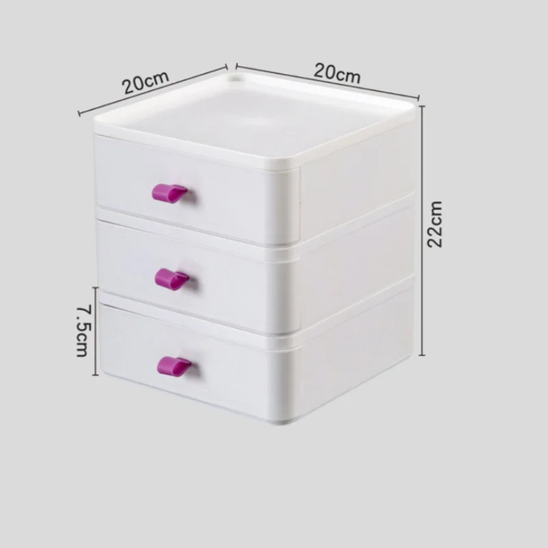 

ABS Storage Case Organizador For Sundries Stationery Cosmetics Desktop Storage Office Supplies Bathroom Home Storage Tools