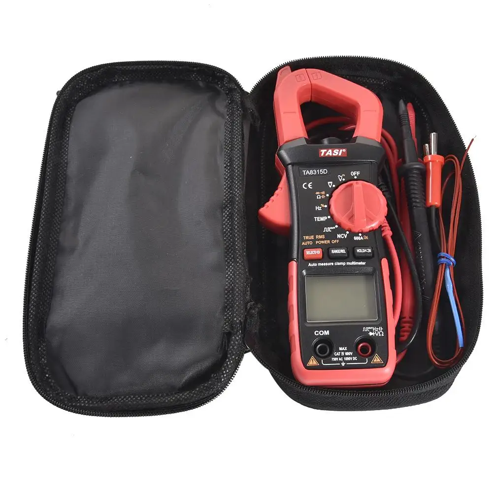 Цифровой измеритель зажимов с автоматическим измерением температуры Вольтметр