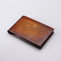 westal vintage mens leather wallet purse for mens slim wallets mens card holder case passport coin purses for men