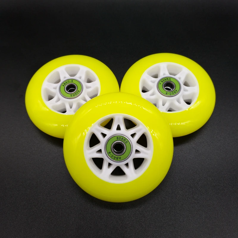 Колеса скутера 2 шт./лот 90 мм подшипник ABEC-9