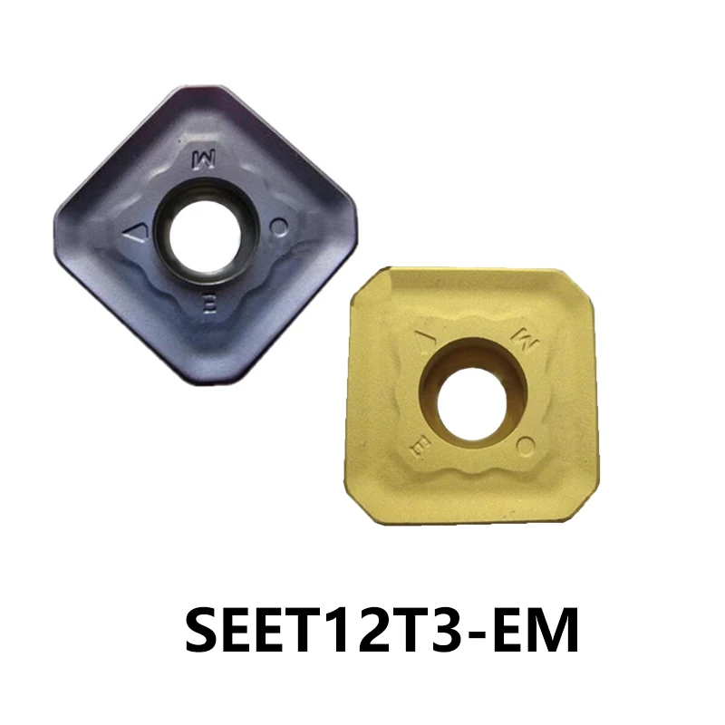 

SEET SEET12T3-EM YBG202 YBG205 YBG302 YBM251 YBM351 Carbide Inserts Lathe Cutter Tools Turning CNC 100% Original
