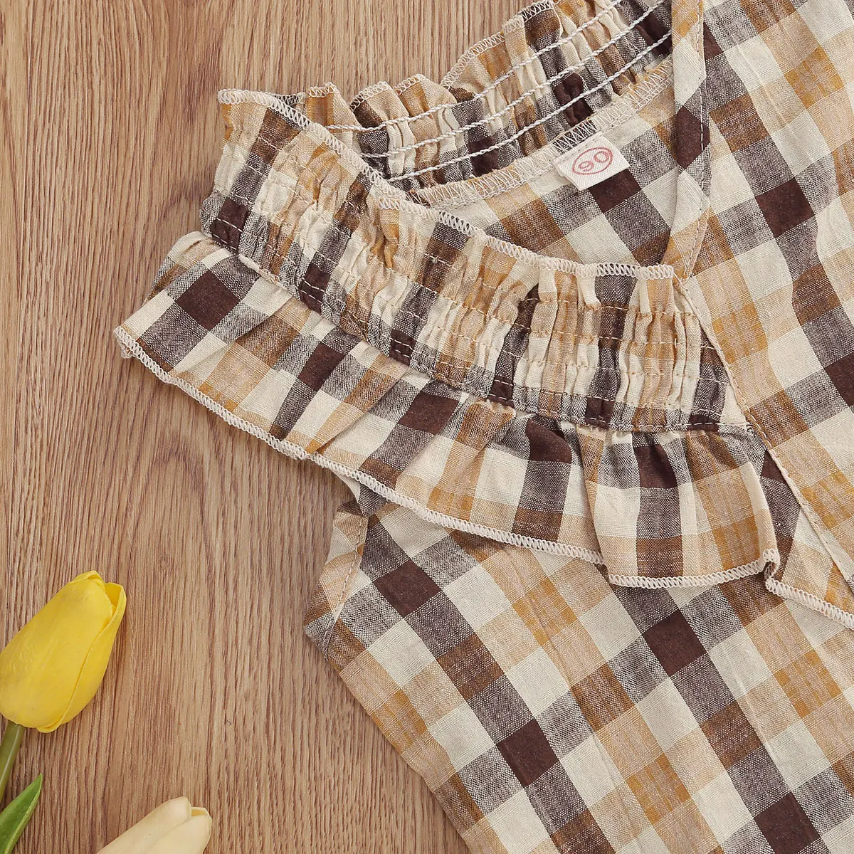 2020 летняя одежда для малышей эксклюзивная маленьких девочек коричневая