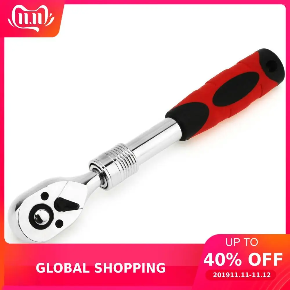 Гибкий храповой ключ 72 зубья рычажный храпового механизма ручные инструменты 3/8