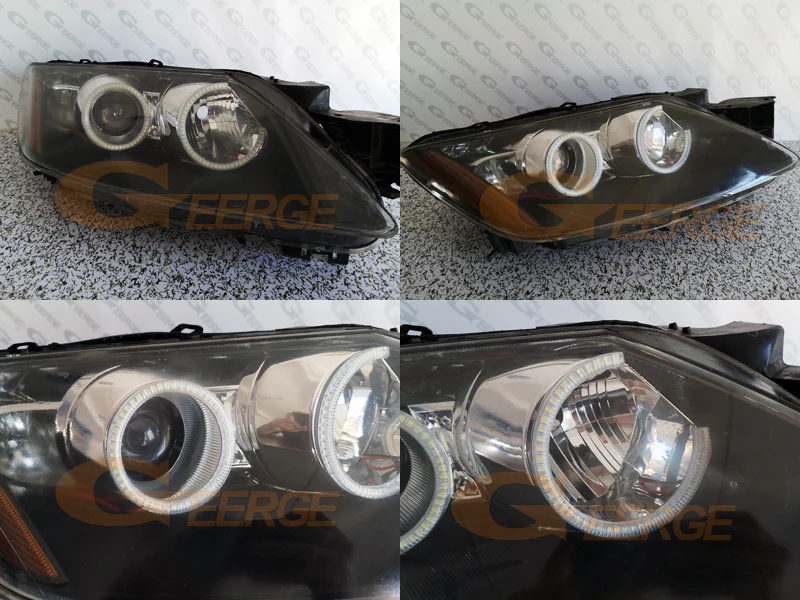 Excellent Ultra bright SMD LED Angel Eyes halo rings kit Day Light For Mazda cx7 cx 7 CX-7 2006 2007 2008 2009 2010 2011 2012 | Автомобили