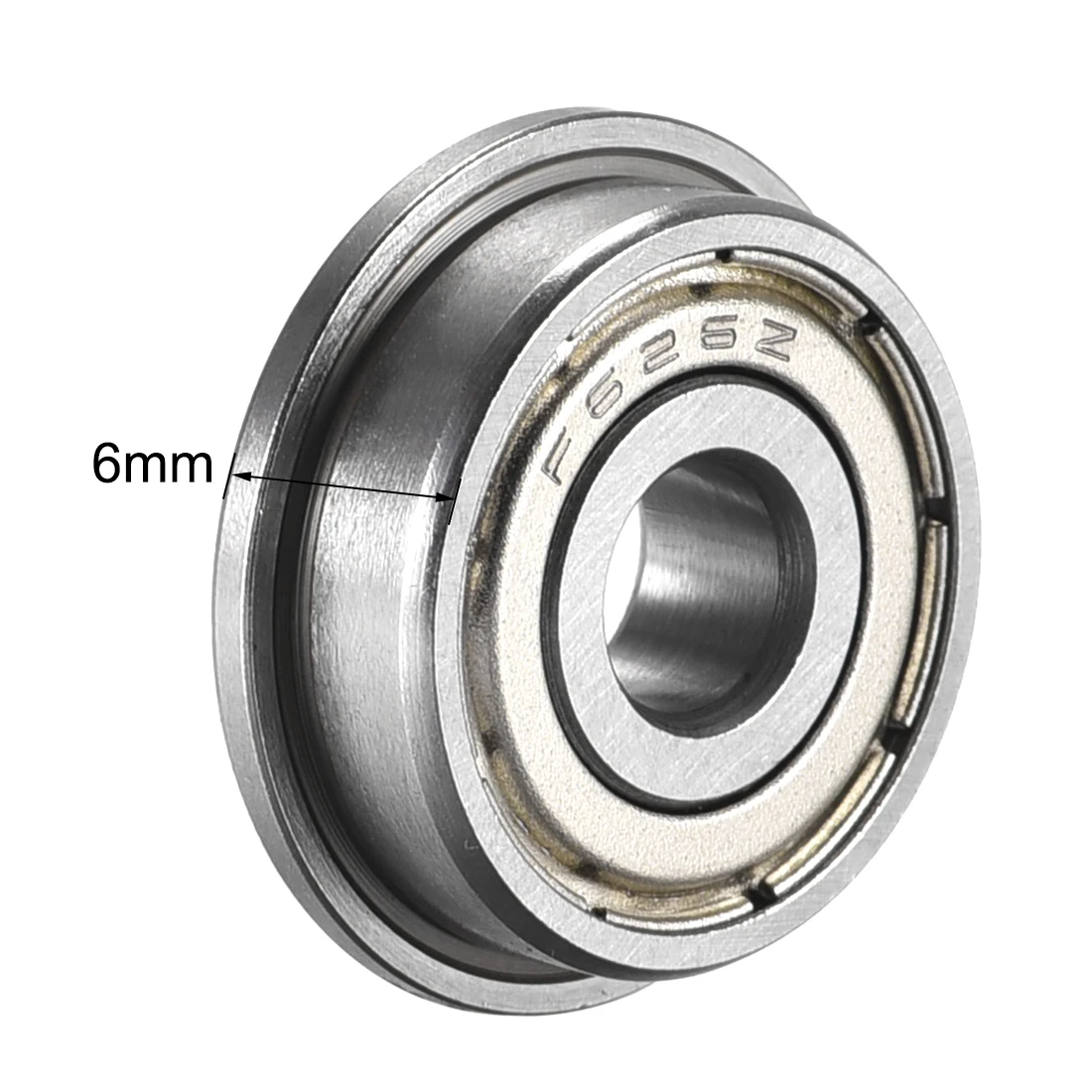 

uxcell 10 Pcs Flange Ball Bearing Double Metal Shielded (GCr15) Chrome Steel Bearings