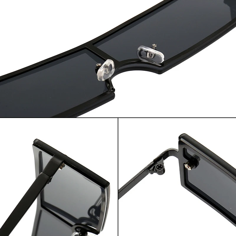 

SIMPRECT 2020 Square Sunglasses Women Men Fashion Black Small Sun Glasses High Quality Retro Brand Designer Sunglass YJ0750