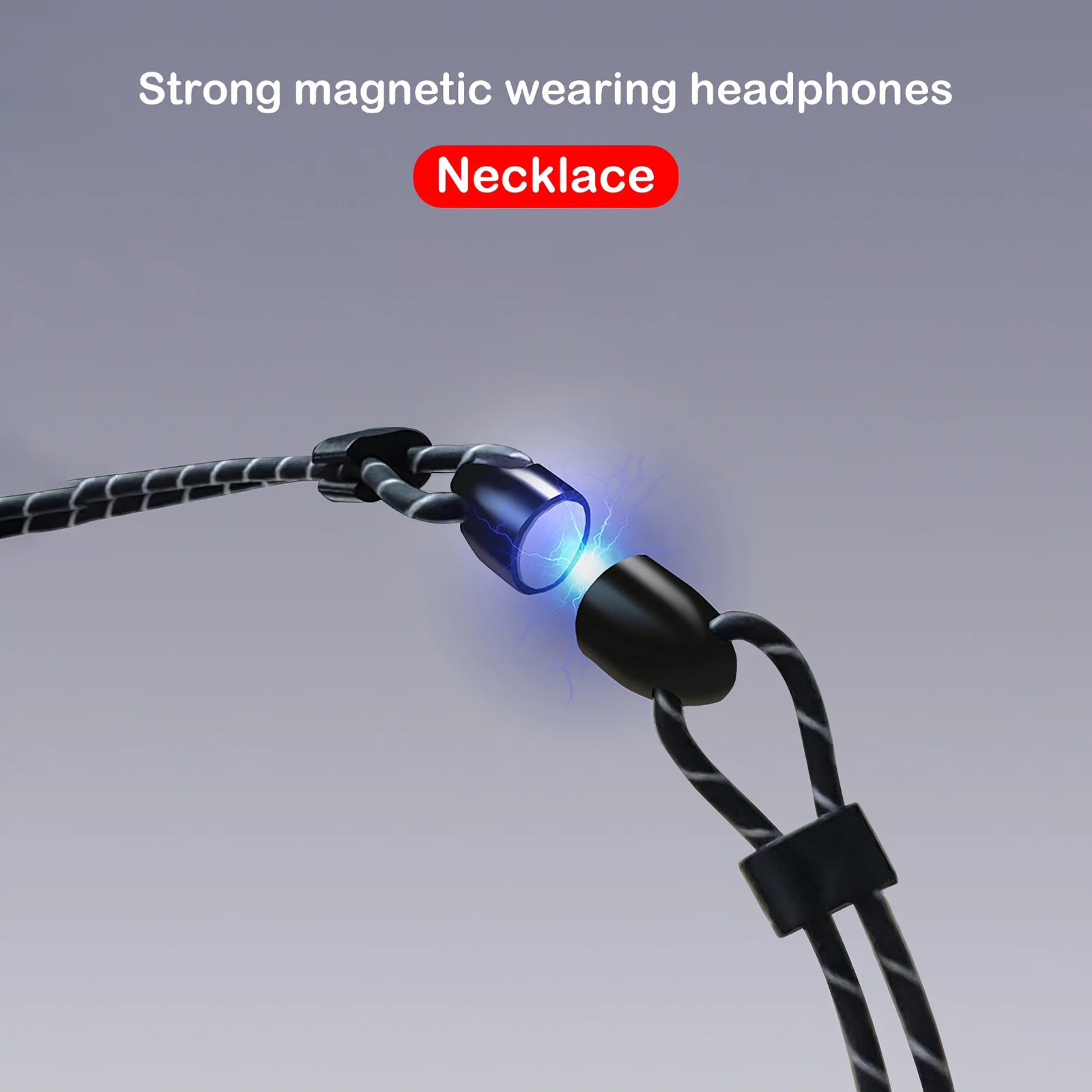 Blueteeth Stereo Sports Headset Style Headphones TWS Wireless For Men Women HSP/For A2DP D24 Universal Necklace | Электроника