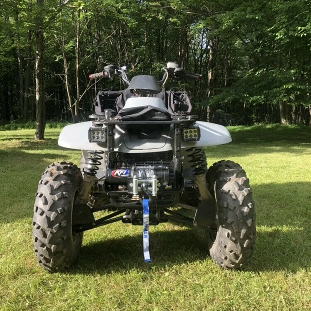 Черная задняя стойка сумка посылка поддержка хранения пакет назад ATV для Yamaha Big Bear 400 для Polaris 300 для Can-Am Outlander 400