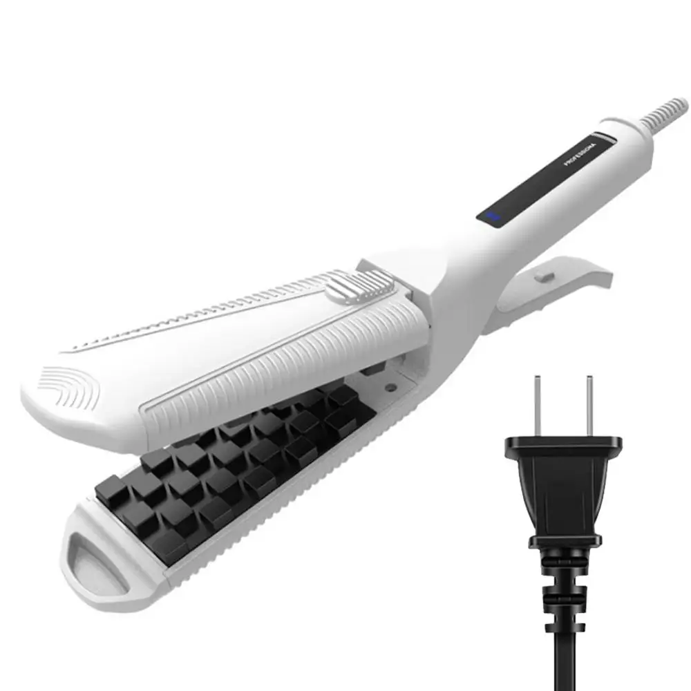 Профессиональные пушистые артефактные щипцы для завивки волос Турмалин