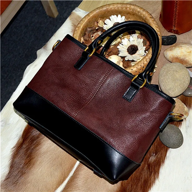 Настоящая коровья кожа женская сумка на одно плечо молнии натуральная OL Женский