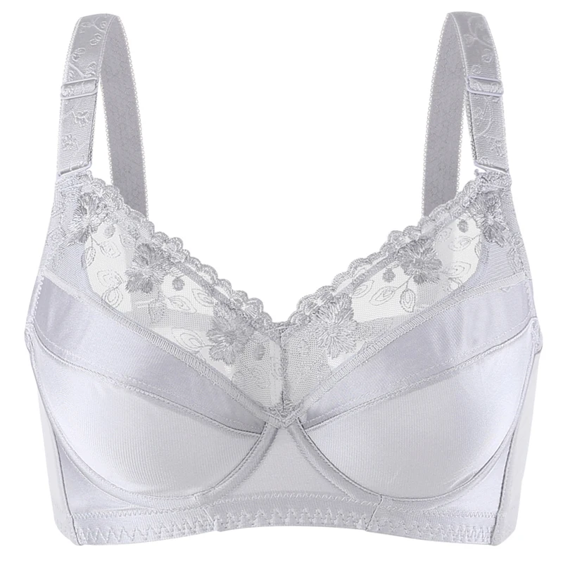 Женский Гладкий бюстгальтер с полным покрытием на косточках без подкладки 34 36 38 40