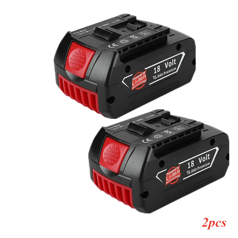 

18V 10.0Ah for Bosch Electric Drill 18V 10000 mAh Li-ion Battery BAT609, BAT609G, BAT618, BAT618G, BAT614, 2607336236 charger