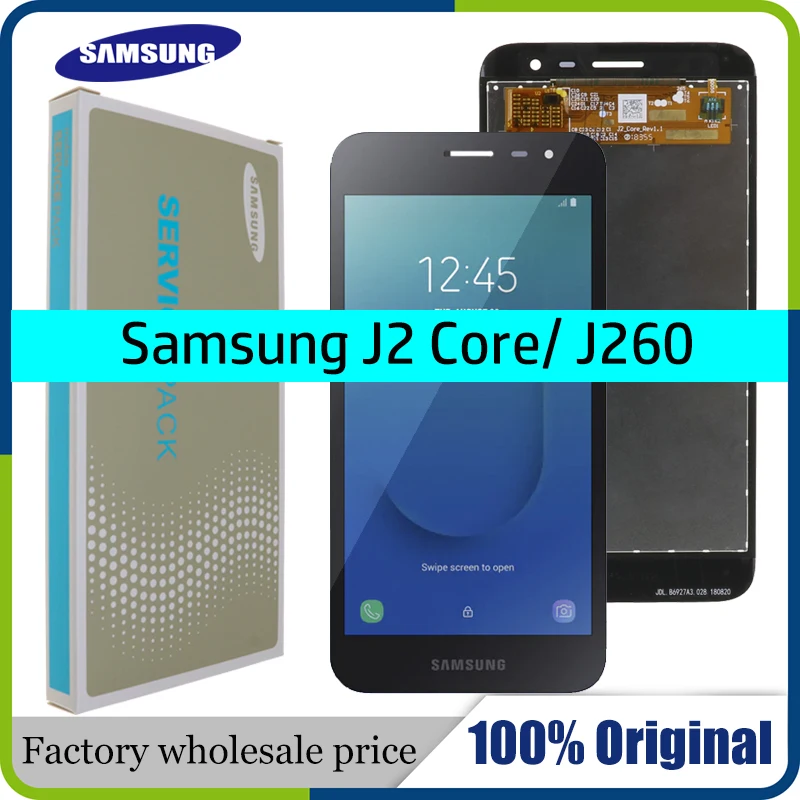ЖК-дисплей Super Amoled 5 ''для Samsung Galaxy J2 Core J260 сенсорный экран с дигитайзером в