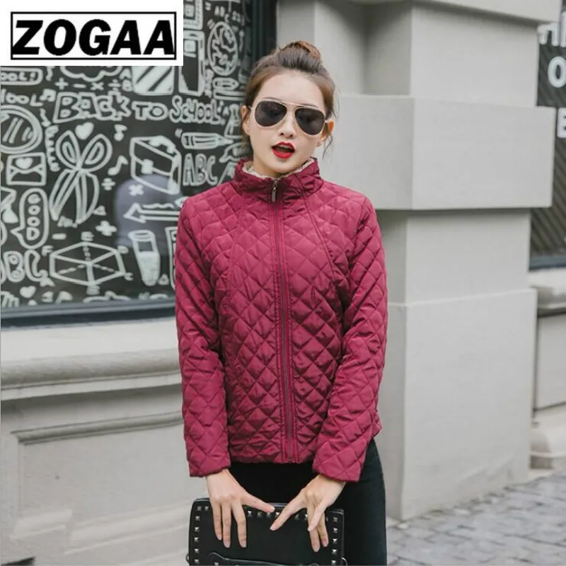 Осень 2018 парки базовые куртки женские зимние плюс бархатные с воротником стойкой