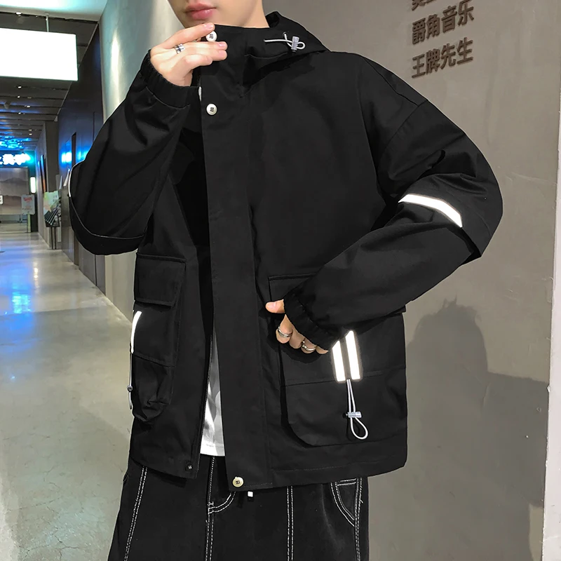 

Mens Jackets And Coats Streetwear Spring 2022 Bomber Jacket Autumn Thin Outdoor Windbreaker Large Size M-4XL Clothes Top For Men