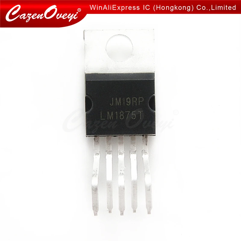 10pcs/lot LM1875T TO220-5 LM1875 TO220 20W Audio Power Amplifier new and original In Stock