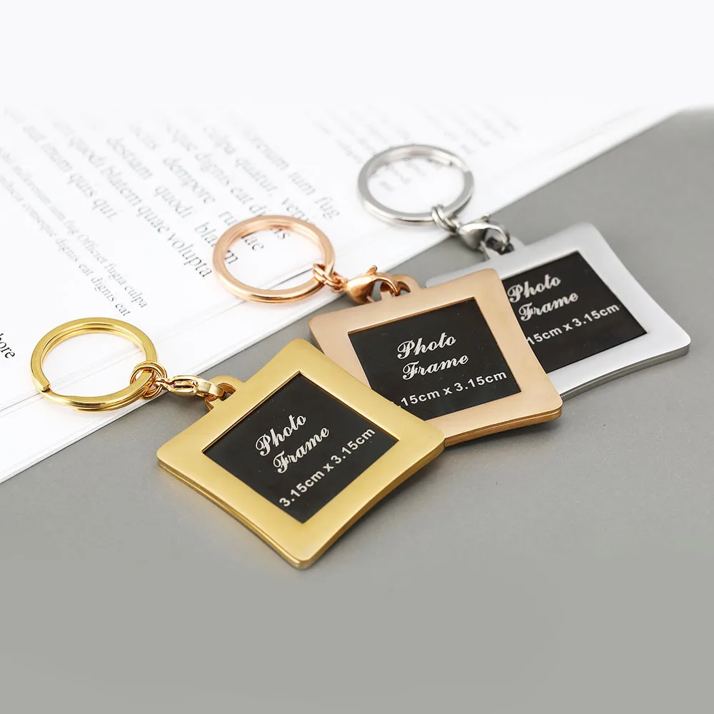 DIY Индивидуальный Ручной работы фото брелок на ключи в форме буквы ребенок мама