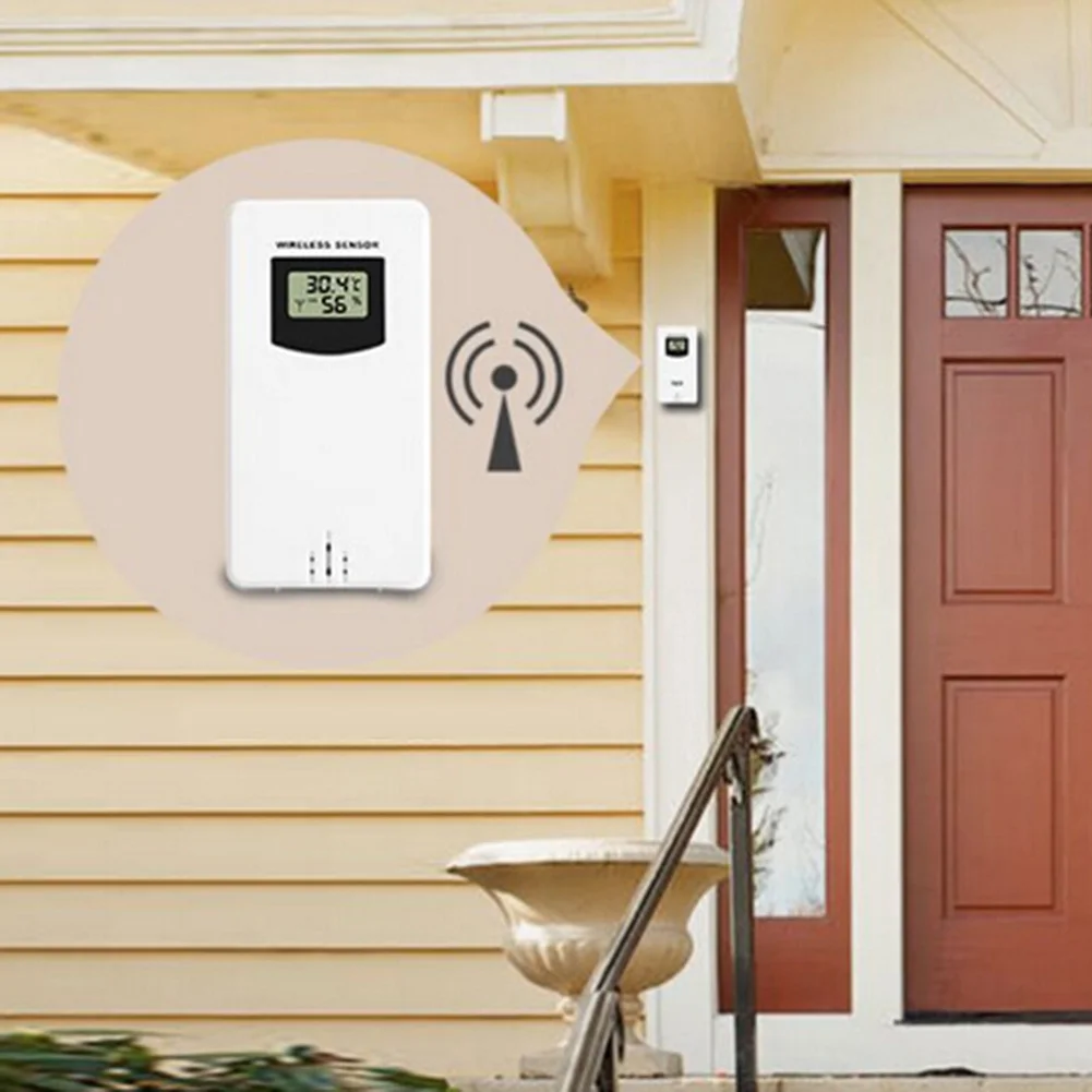 Беспроводная метеостанция будильник термометр календарь с внешним датчиком |