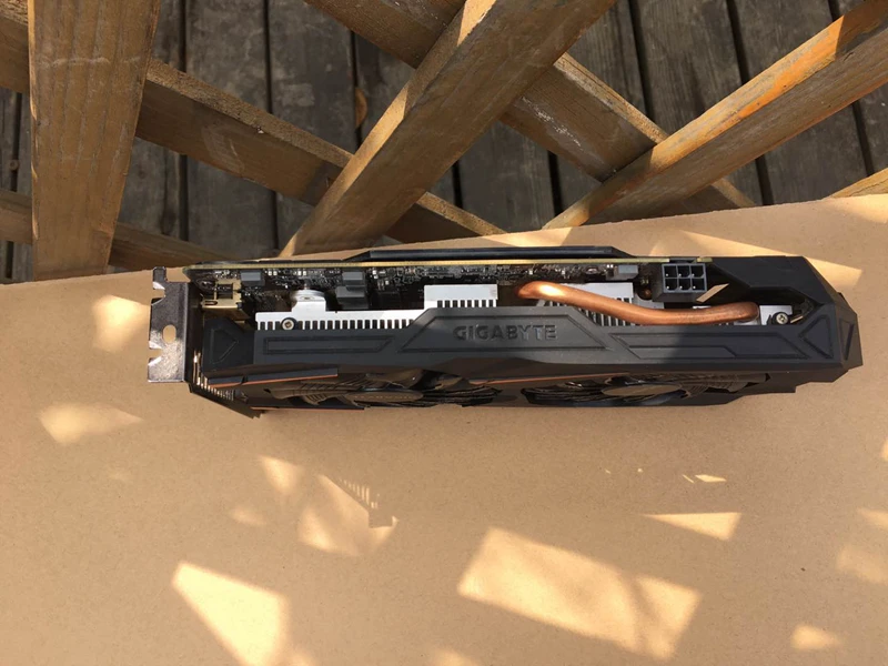 Видеокарта GIGABYTE GTX 1060 3GB для видеокарты nVIDIA Geforce GTX1060 OC GDDR5 192Bit Hdmi Videocard CardsGV-N1060WF2OC