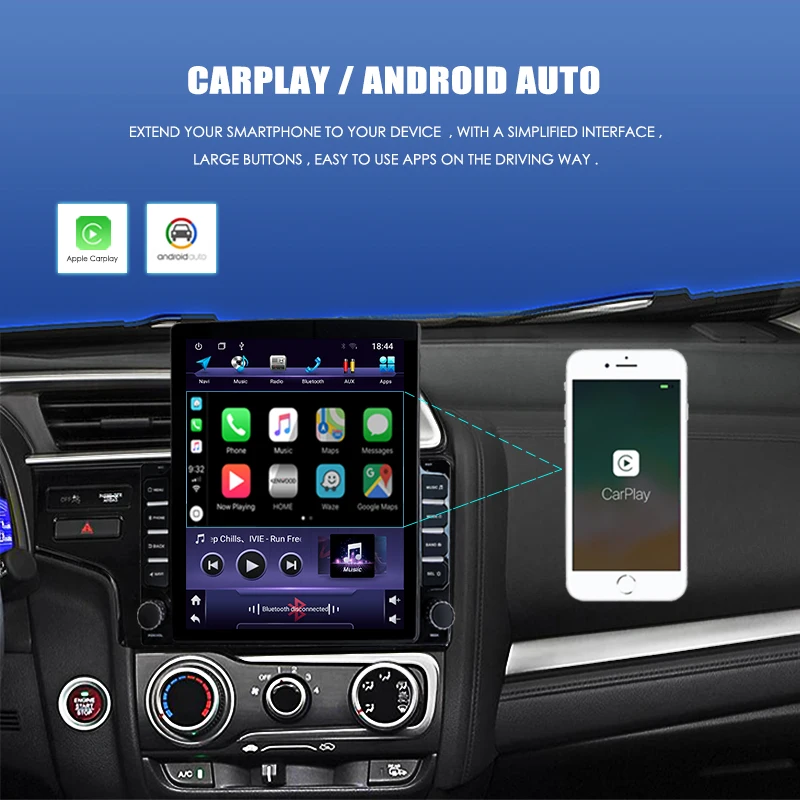 Автомобильный радиоприемник 9 7 дюймов вертикальный экран Tesla Android 10 0 для Hyundai H1 Grand