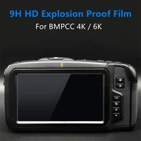 bmpcc 4k glass bmpcc 6k camera 9h camera tempered glass lcd screen protector for blackmagic design pocket cinema camera 4k