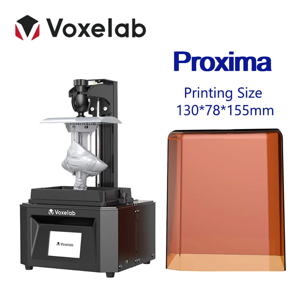 

Voxelab Proxima 3D Printer with 6 Inch 2K LCD Screen UV Photocuring Resin Impressora 3d Fast Printing Large Platform 3D Drucker