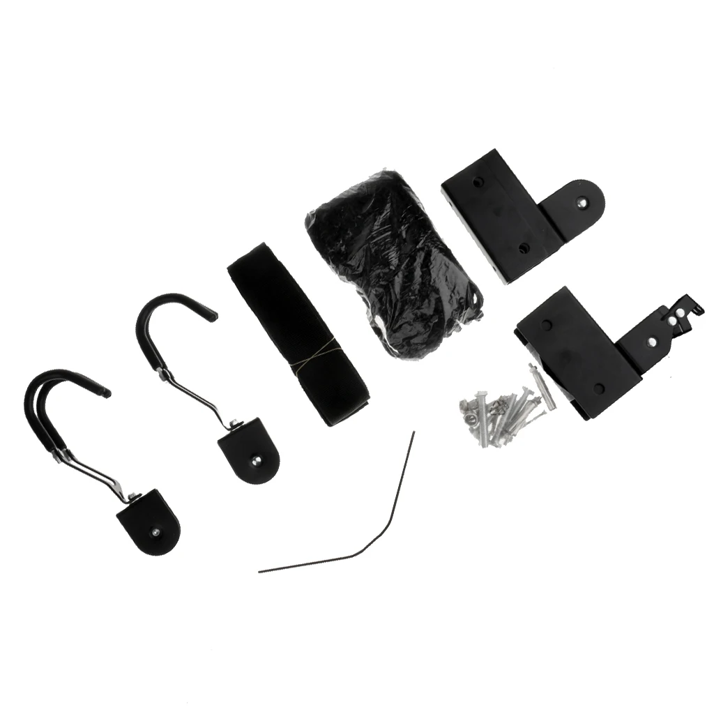 Каяк лебедка шкив системы велосипед Лифт Гараж потолок стеллаж для хранения