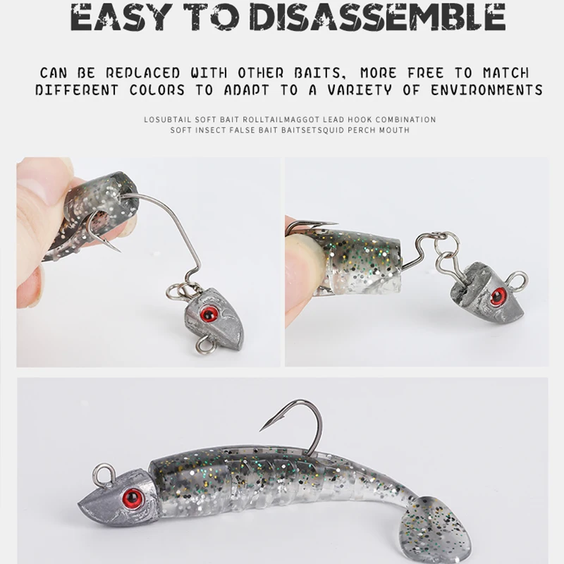 Рыболовная приманка гольян с мягкой головкой 11 см/21 г|Наживки для рыбной ловли| |