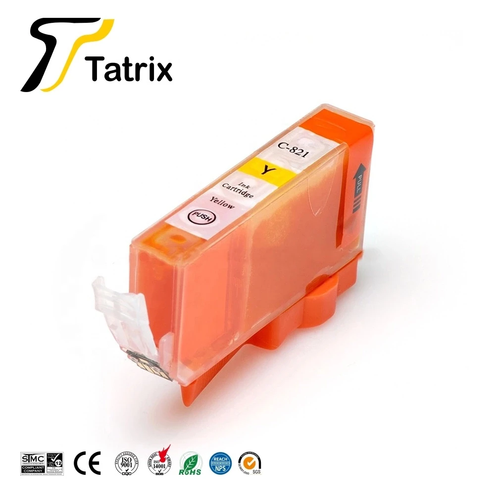 Совместимый чернильный PGI-820 Tatrix Cartridg pgi820 CLI-821 для Canon MP540 MP545 MP550 MP560 MP568 MP620 MP630 MX870