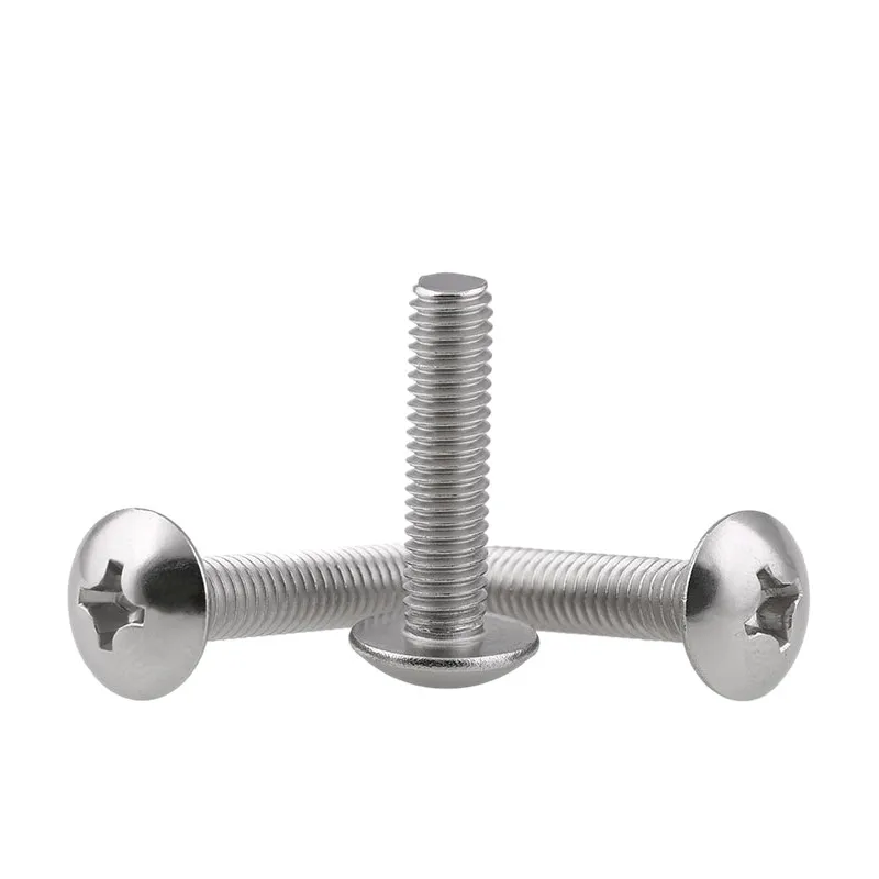 [M2 M2.5 M3 M4 M5 M6 ] 304 Stainless Steel Crosss Recessed Mushroom Screws Truss screw Phillips Bolts JISB1111T | Обустройство дома