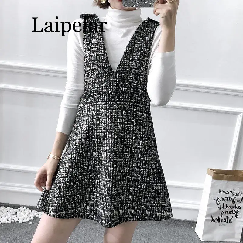 

Euro women vintage buttons decoration suede vest vestidos casual dress office lady sleeveless printing mini dresses