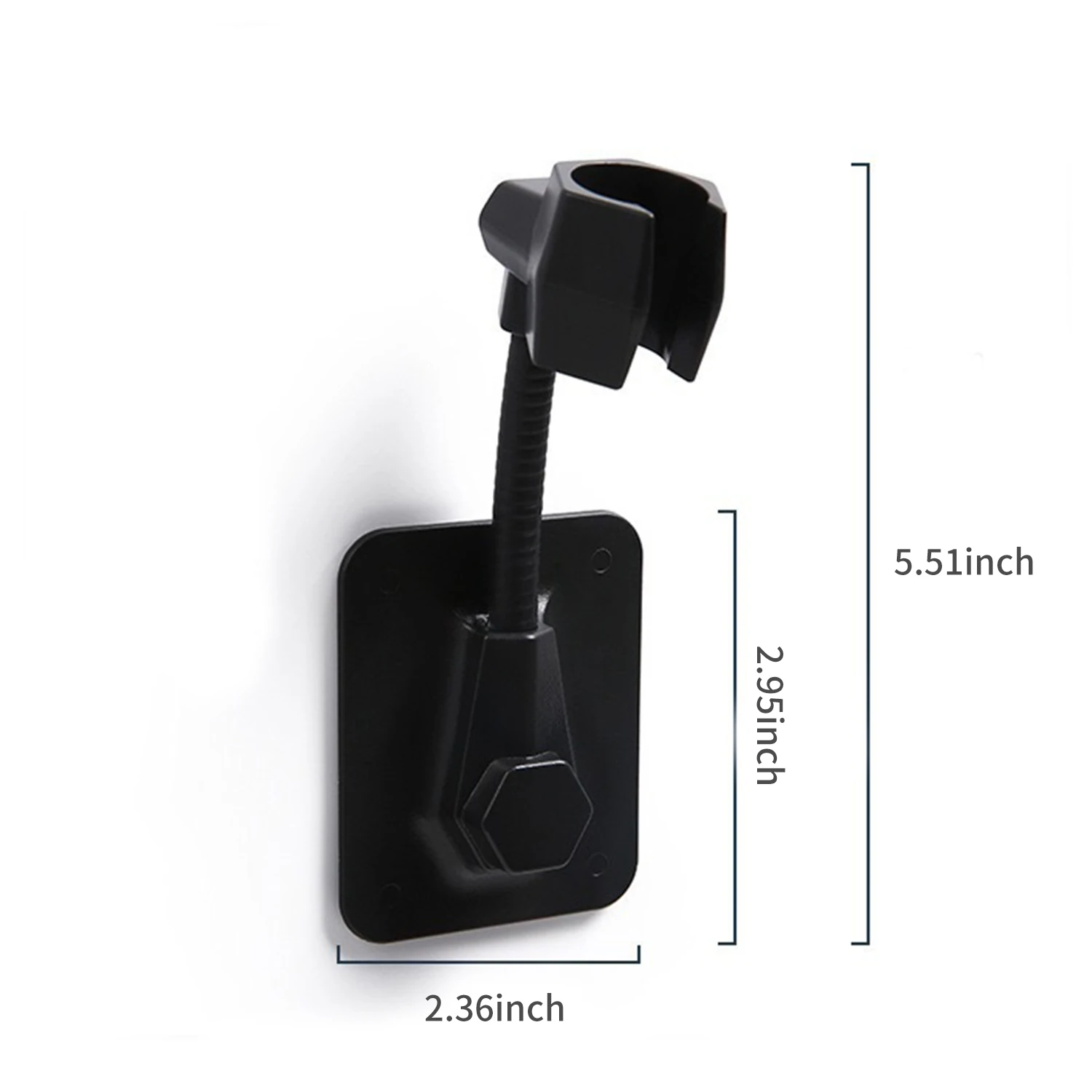 

Rotate Shower Head Holder Adjustable Self-Adhesive Shower Arm Mount Wall Mounted Handheld Shower Holders Showerhead Bracket