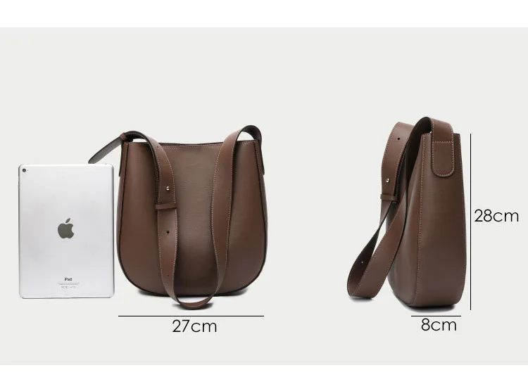

2021 New Fashion Leather Diagonal Women Bag Large Capacity Bucket Bag Versatile One-shoulder Messenger BagTrendy Simple Tote Bag