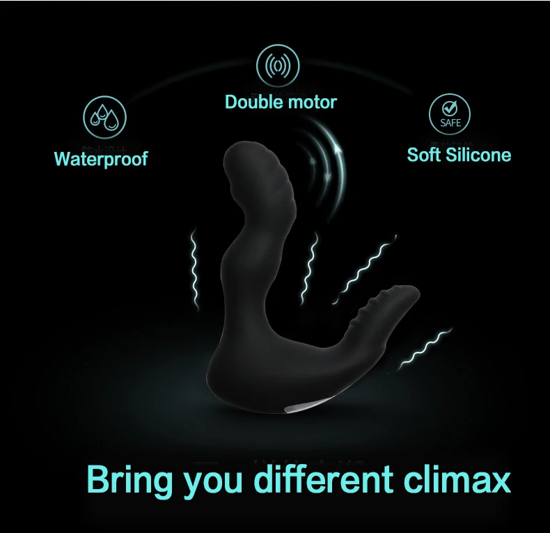 Массажер простаты с двойным мотором сексуальная игрушка для взрослых Анальный