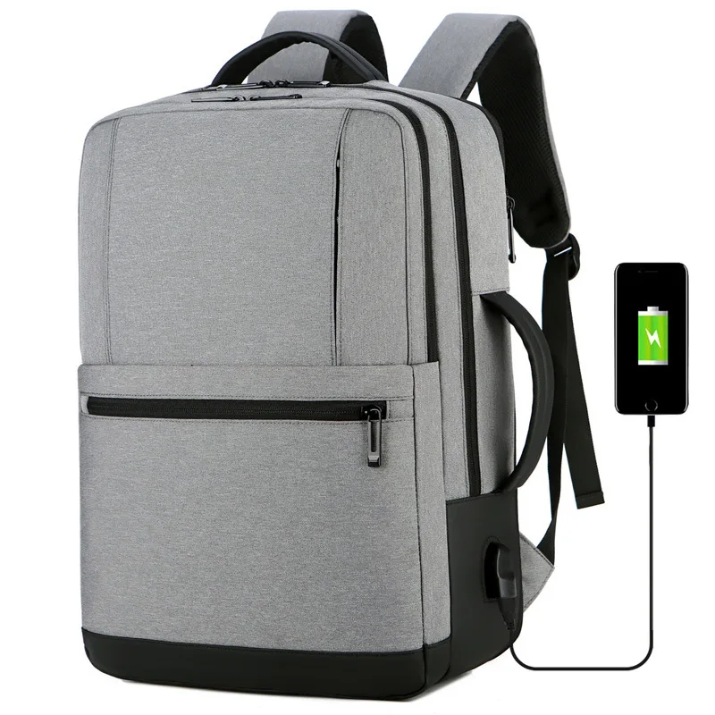 New business backpack male travel bag waterproof backpack large capacity expandable male computer backpack