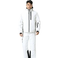 warm unisex cotton winter ski suit waterproof and windproof high quality mountain adventure clothing