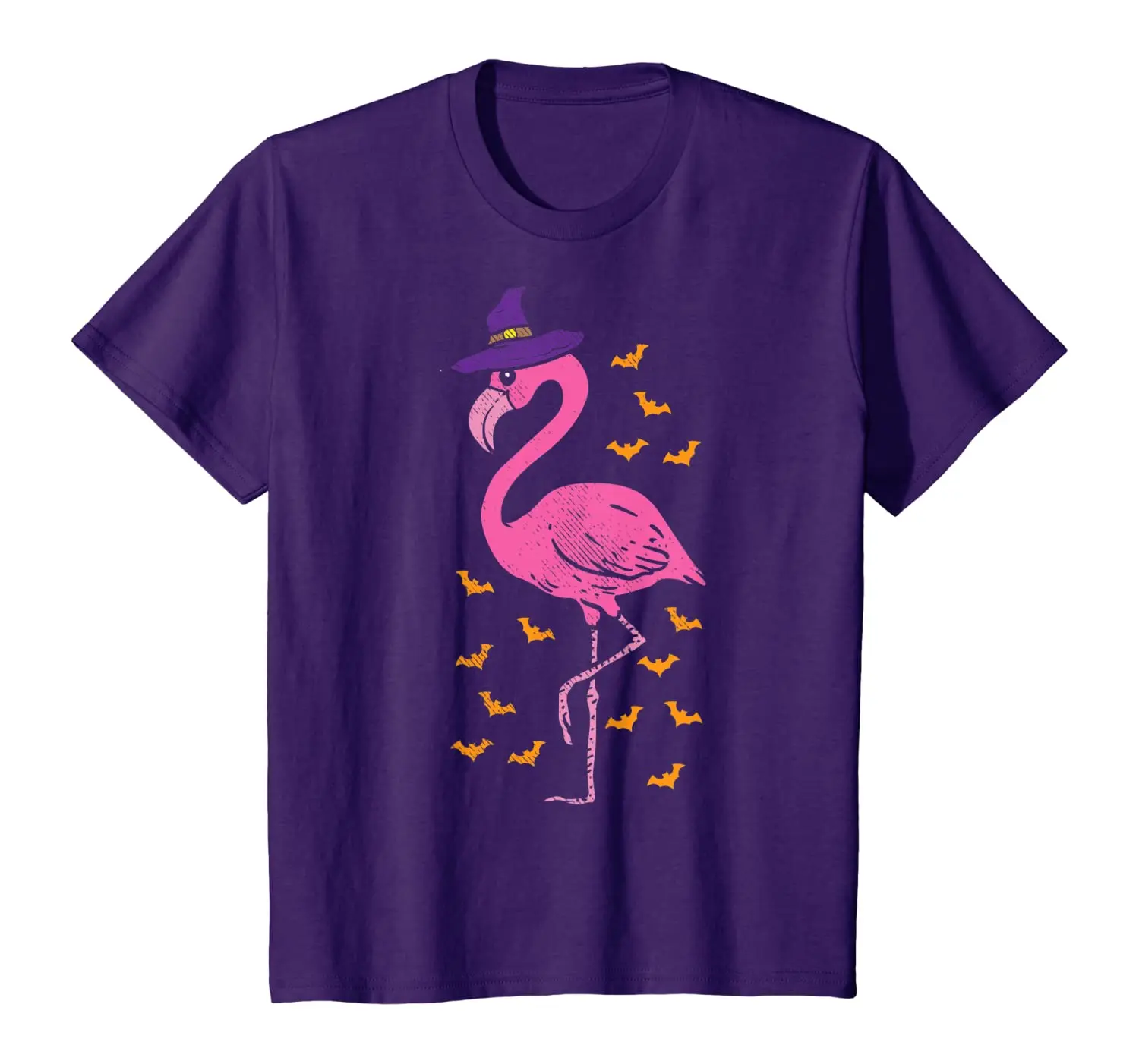 

Flamingo Bird Cute Animal Halloween 2020 Gift Women T-Shirt New Arrivals Summer Cool Tee Breathable Cotton Short Sleeve T Shirt