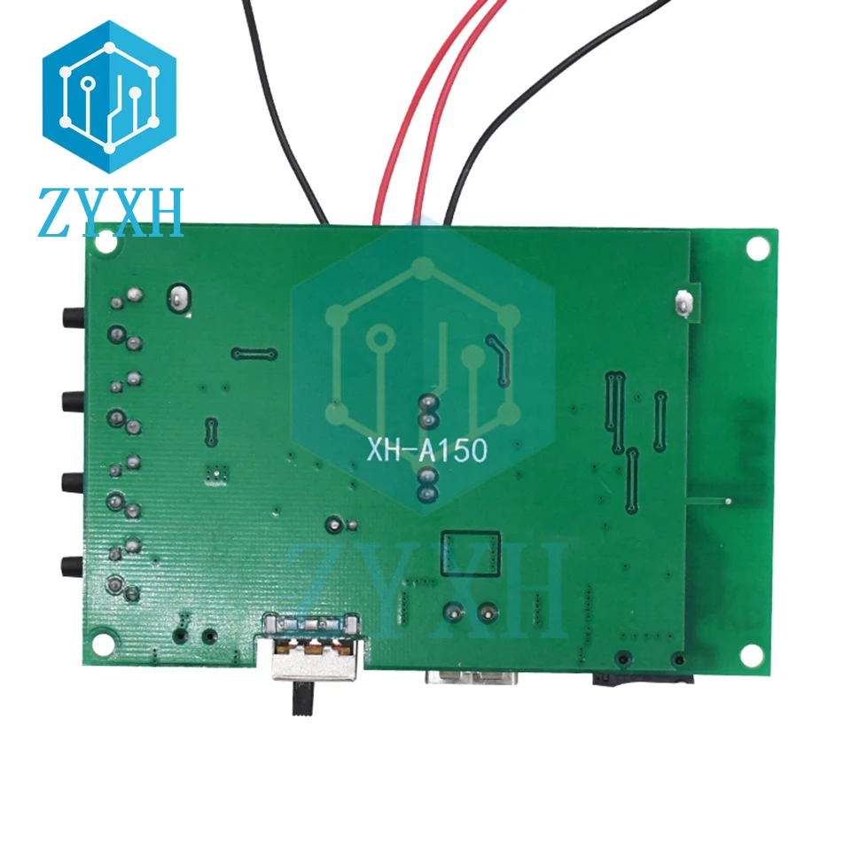 Bluetooth-усилитель 5 Вт * 2 с разъемом для аккумулятора 18650
