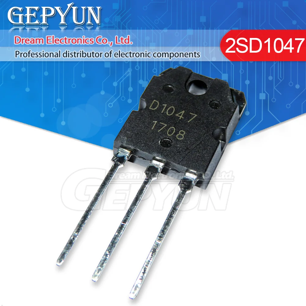 

5PCS 2SD1047 TO-247 D1047 TO-3P POWER TRANSISTORS In Stock