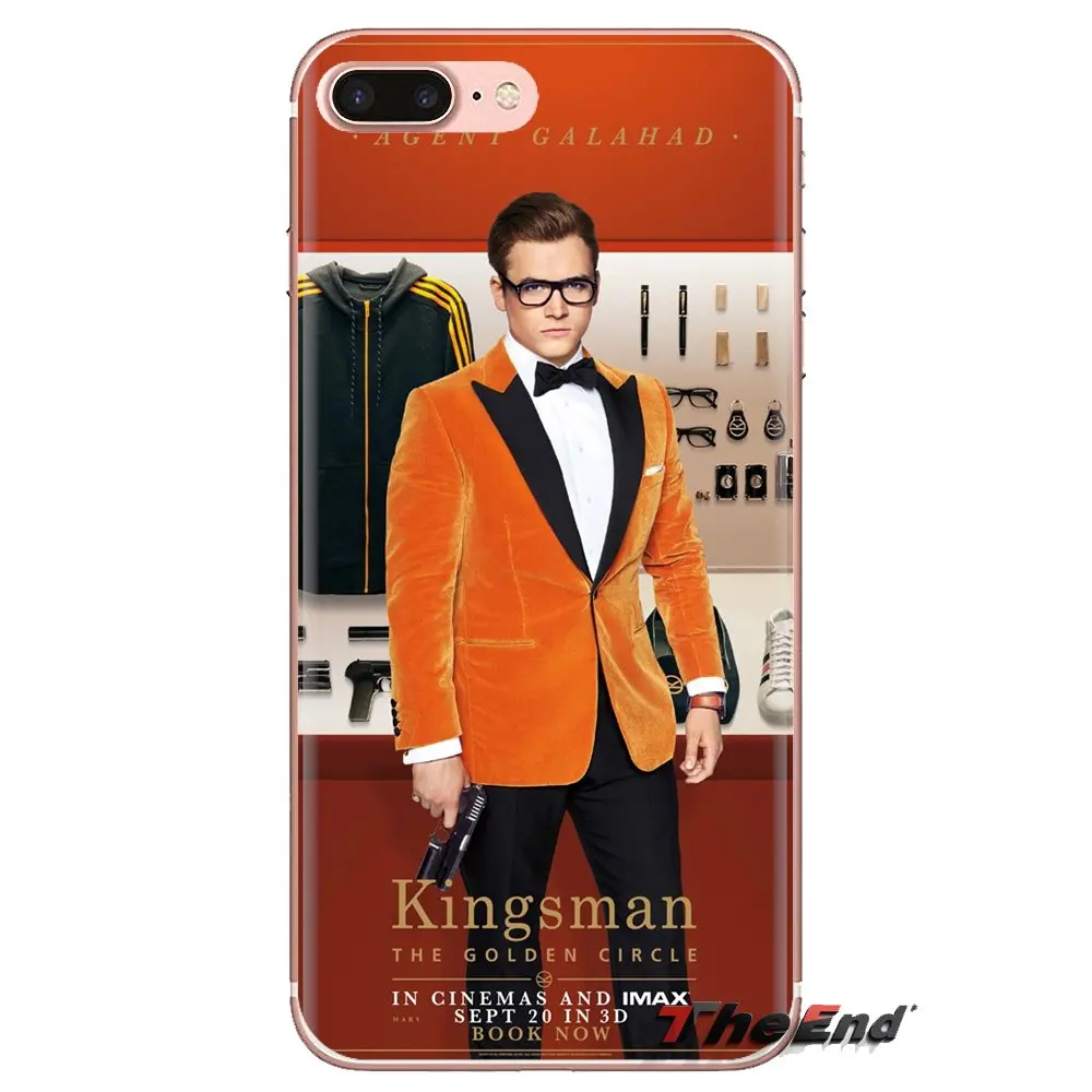 Kingsman The Golden Circle TPU Cases Cover For iPhone XS Max XR X 4 4S 5 5S 5C SE 6 6S 7 8 Plus Samsung Galaxy J1 J3 J5 J7 A3 A5 |