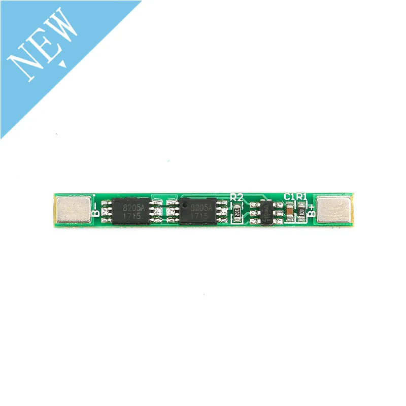 10 шт. 1S 3 7 V 4A li-ion BMS PCM 18650 Защитная плата для батареи Модуль PCB литий-ионный