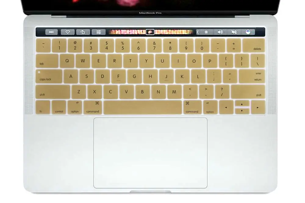 Английская американская Защитная пленка для клавиатуры для Macbook Pro 13,3 A1706 A1989 и 15,4 дюймов A1707 A1990 с сенсорной панелью